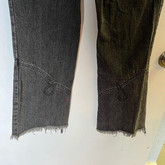 Rachel Comey Black Jeans Raw Hem 4 - Picture 4 of 6